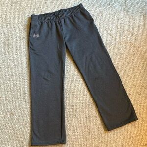 ⚽️ UNDER ARMOUR SIZE YOUTH XL GREY STORM GEAR SWEATPANTS